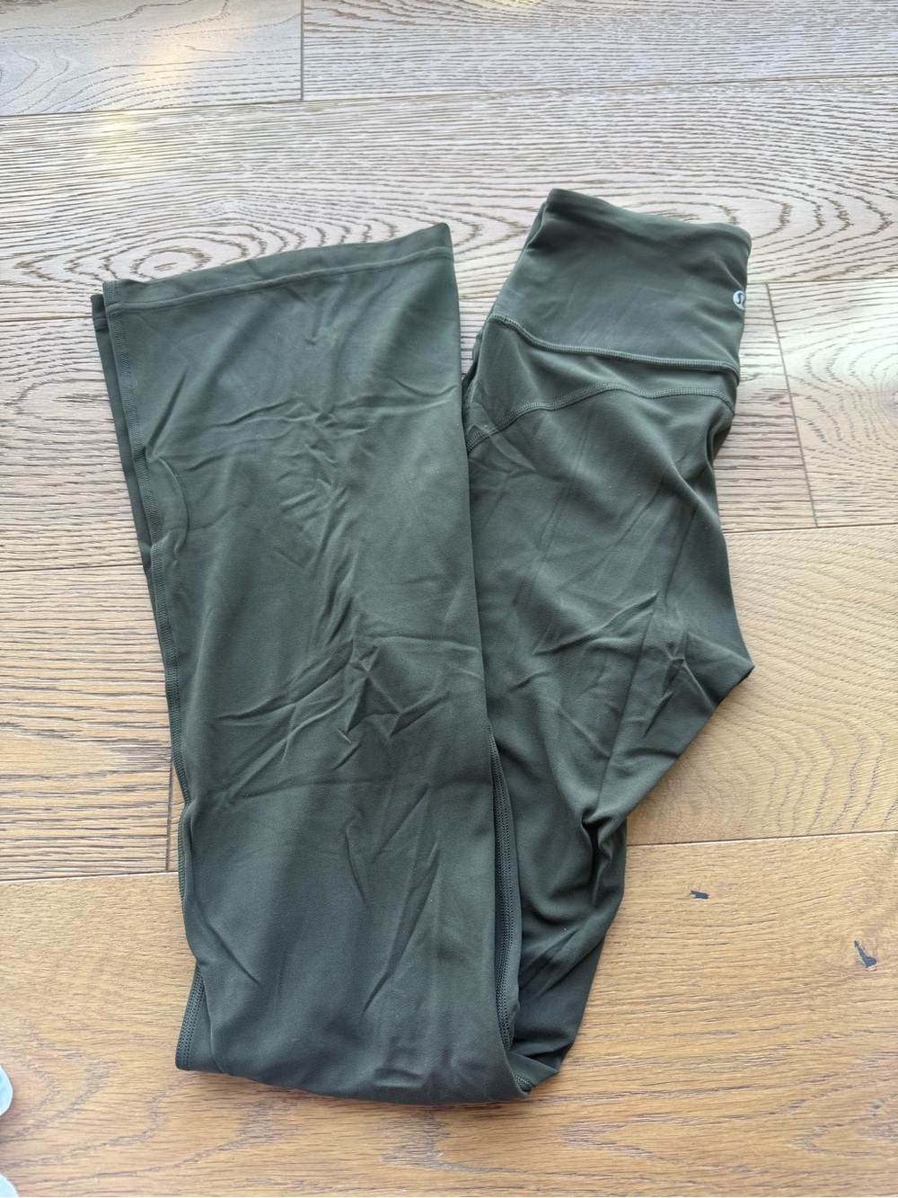 Lululemon Align Flare Olive Green Leggings
